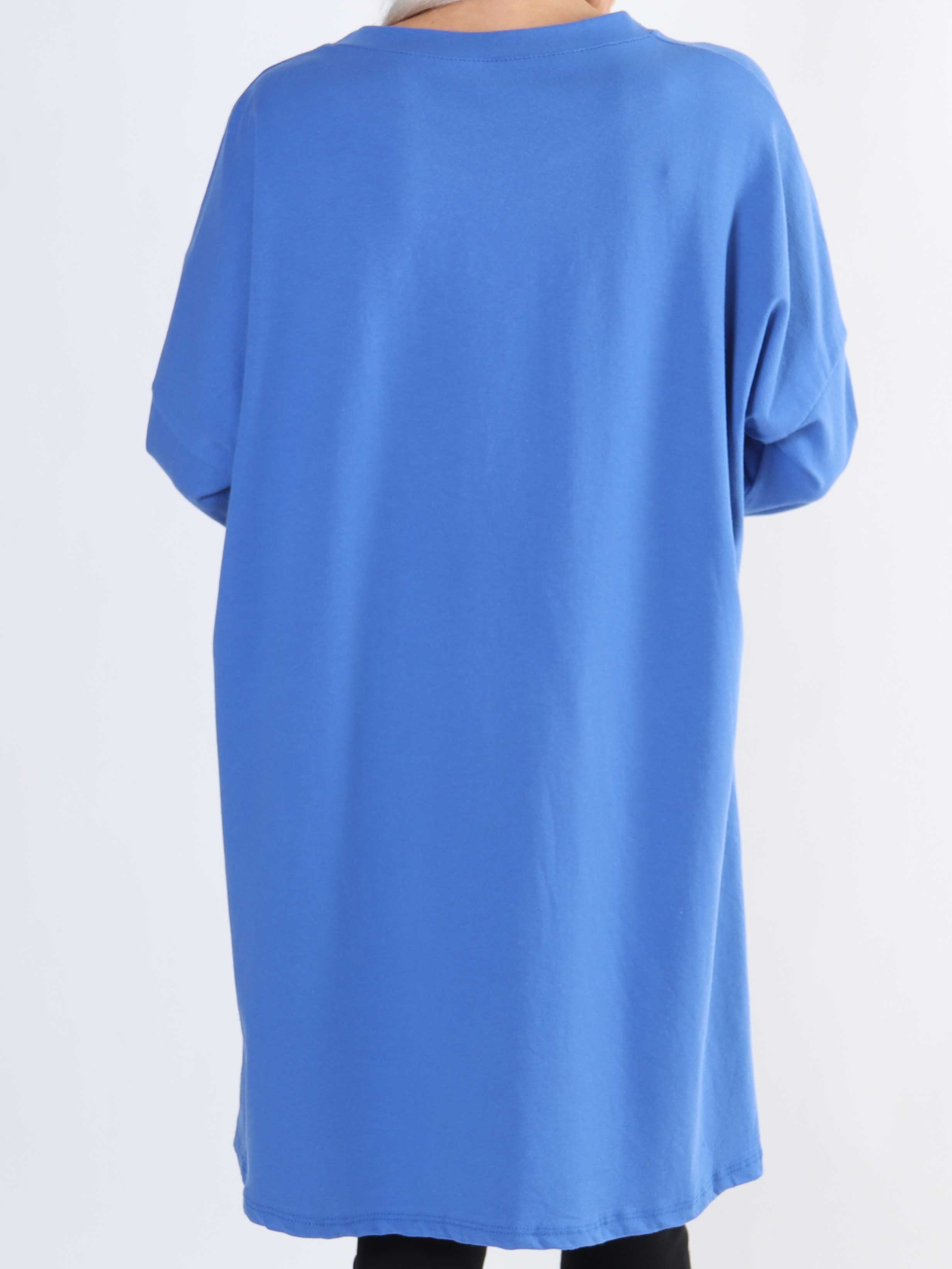 Haniya - Joggingklänning i viskos med Los Angeles-statyett - Grey